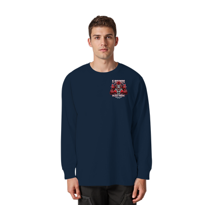 5 ROUNDS BEAST MODE Gorilla Organic Heavy Oversized Longsleeve