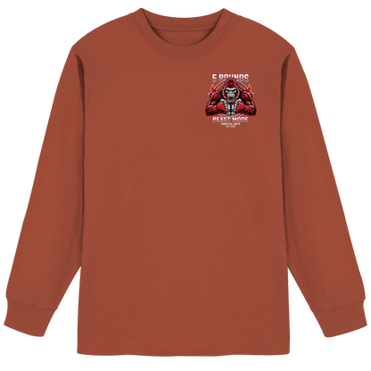 5 ROUNDS BEAST MODE Gorilla Organic Heavy Oversized Longsleeve