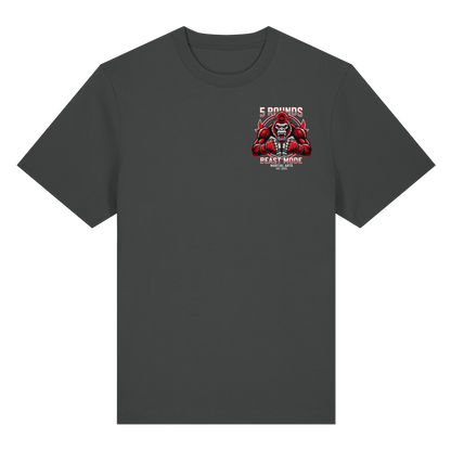 5 ROUNDS BEAST MODE Gorilla Organic Heavy T-Shirt
