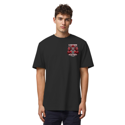 5 ROUNDS BEAST MODE Gorilla Organic Heavy T-Shirt