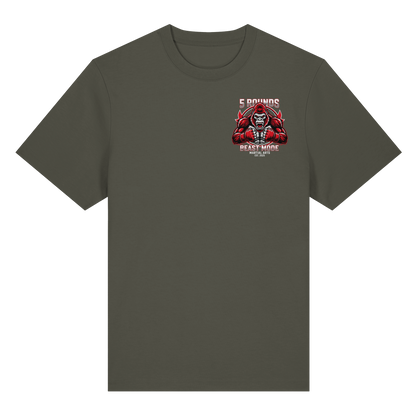 5 ROUNDS BEAST MODE Gorilla Organic Heavy T-Shirt
