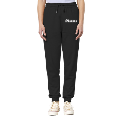5 ROUNDS Logo Weis  - Organic Jogger Pants