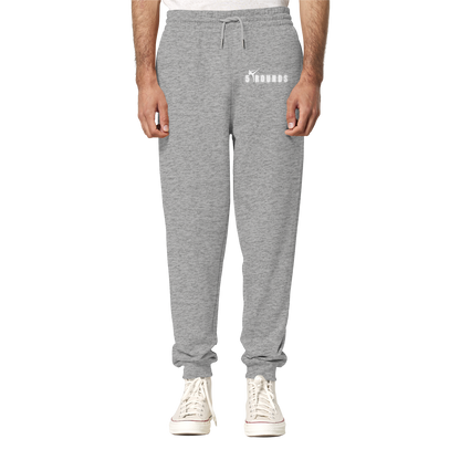 5 ROUNDS Logo Weis  - Organic Jogger Pants