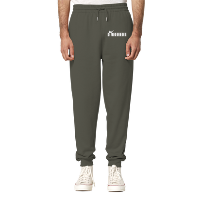 5 ROUNDS Logo Weis  - Organic Jogger Pants