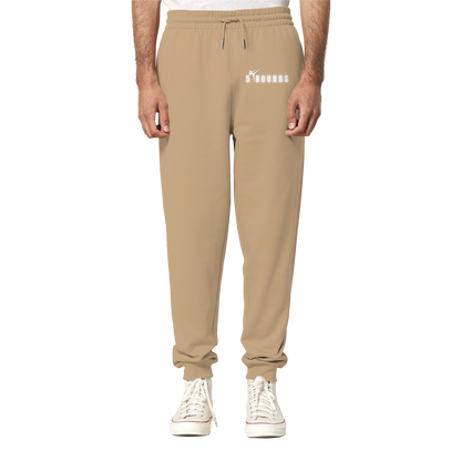5 ROUNDS Logo Weis  - Organic Jogger Pants