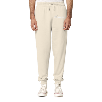 5 ROUNDS Logo Weis  - Organic Jogger Pants