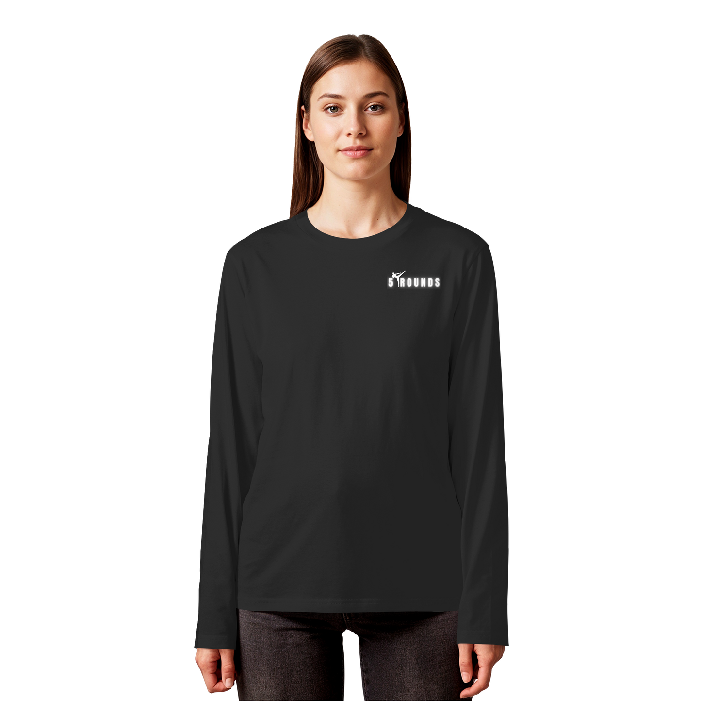 5 ROUNDS Organic Longsleeve T-Shirt – Premium Bio-Langarmshirt