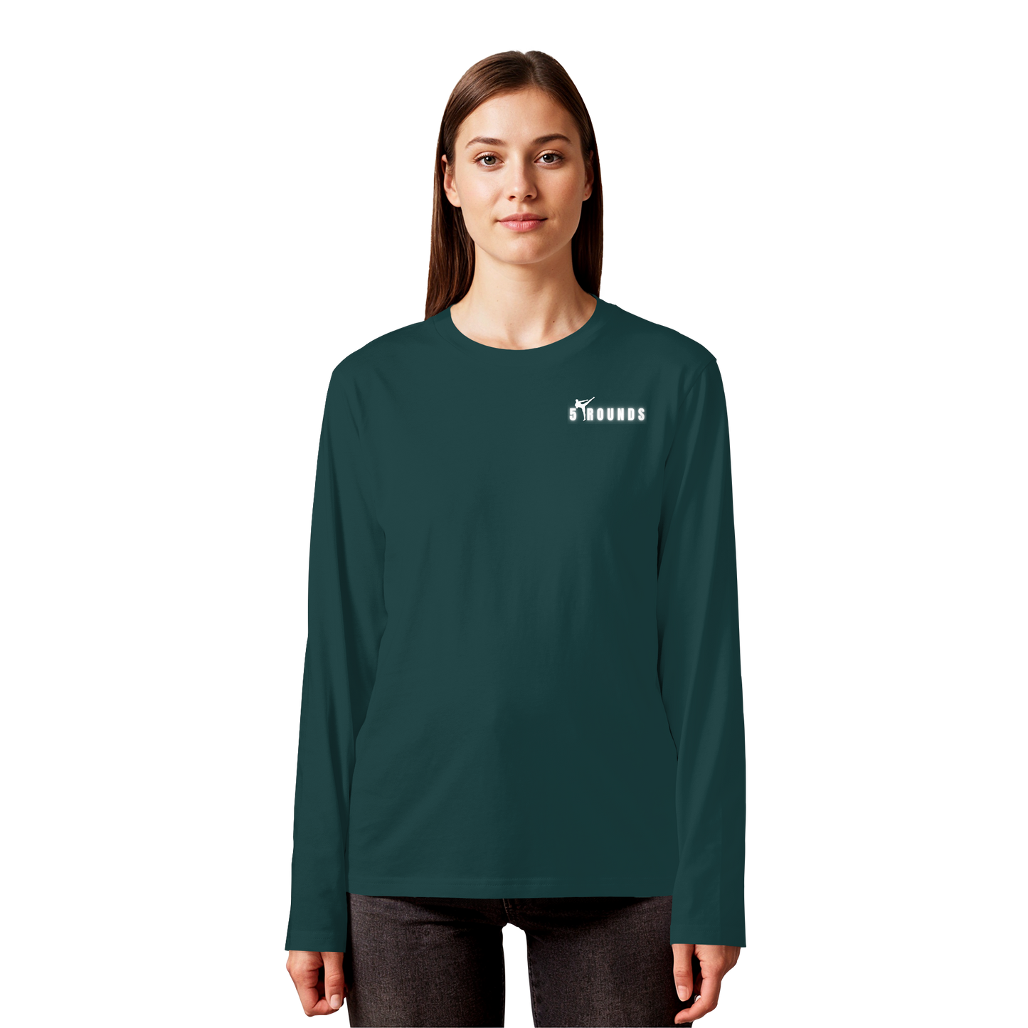 5 ROUNDS Organic Longsleeve T-Shirt – Premium Bio-Langarmshirt