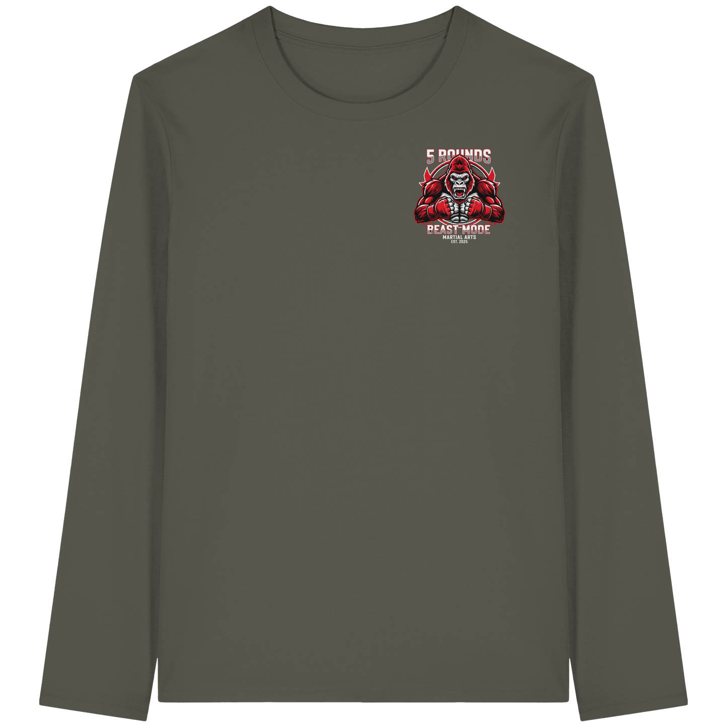 5 ROUNDS BEAST MODE Gorilla Organic Longsleeve