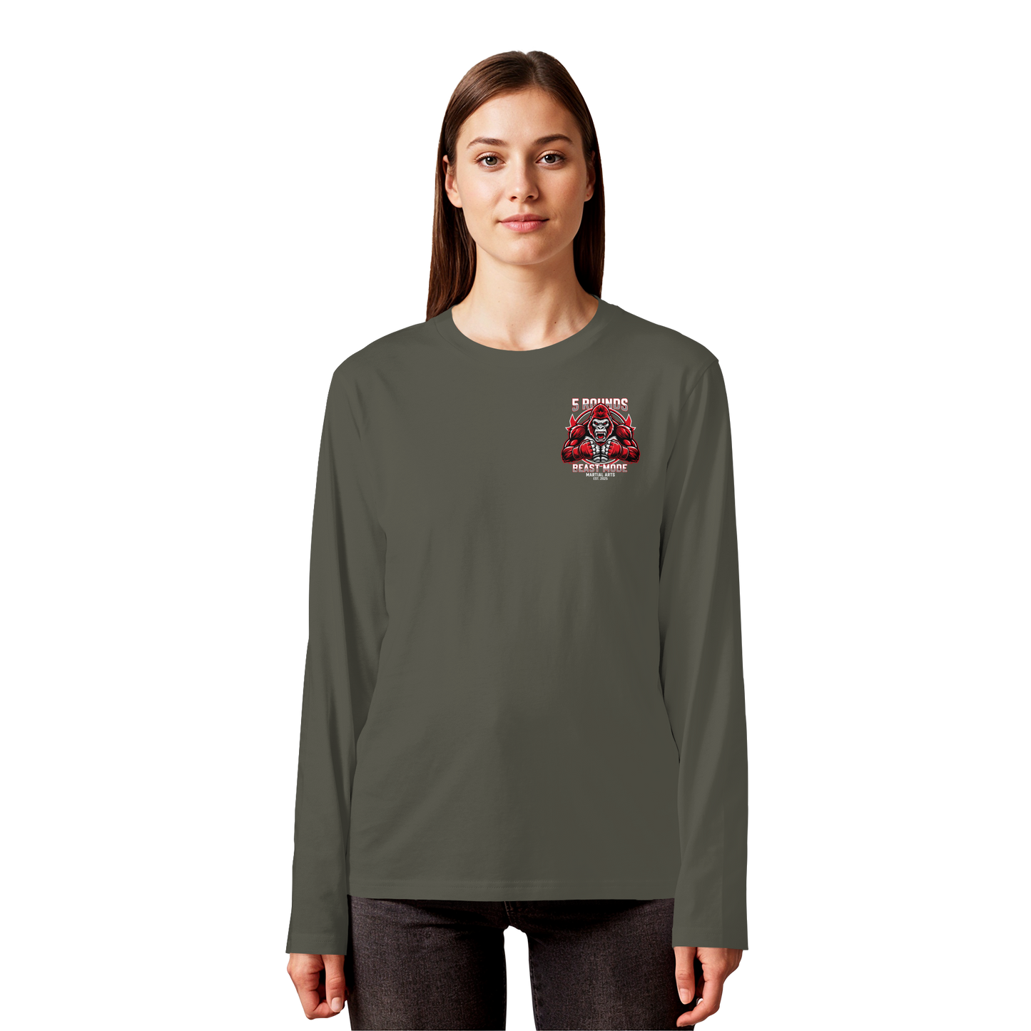5 ROUNDS BEAST MODE Gorilla Organic Longsleeve
