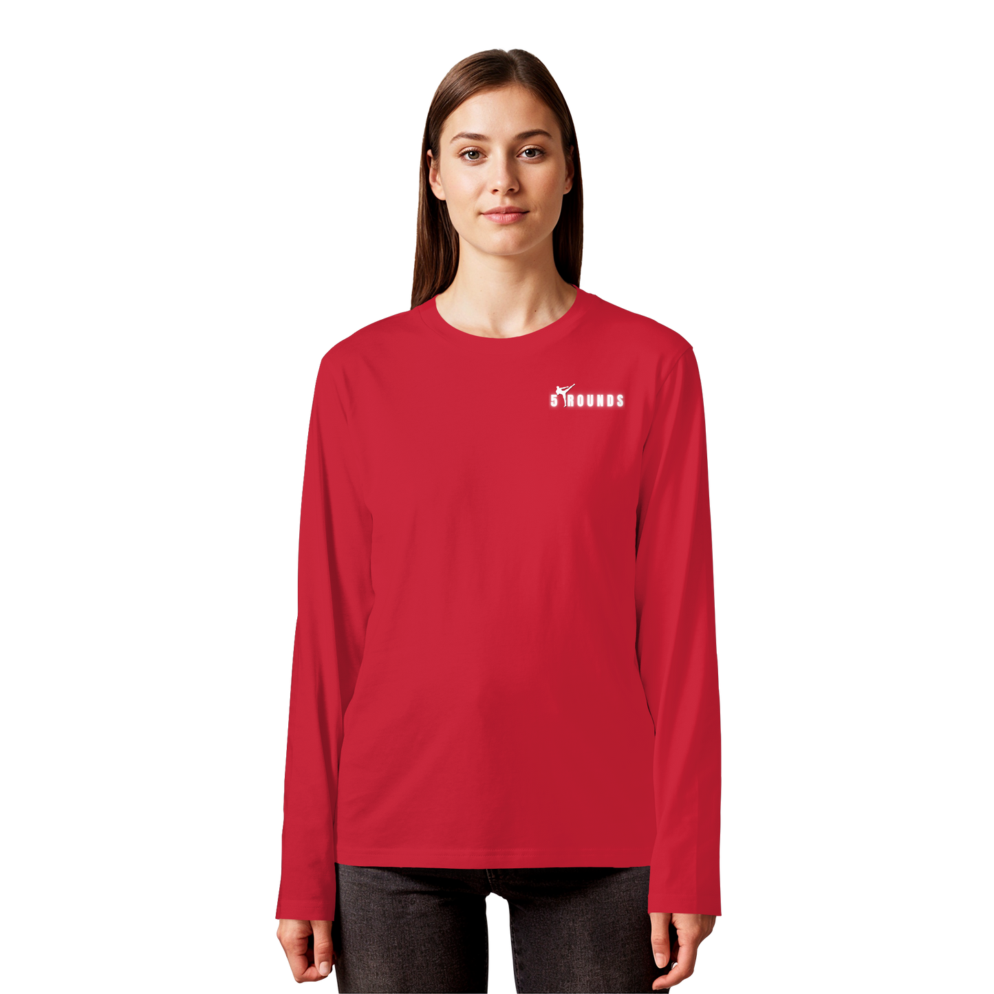 5 ROUNDS Organic Longsleeve T-Shirt – Premium Bio-Langarmshirt