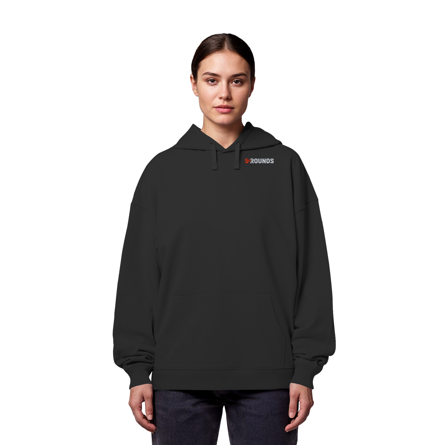 5 ROUNDS Logo Oversize Hoodie – Stick