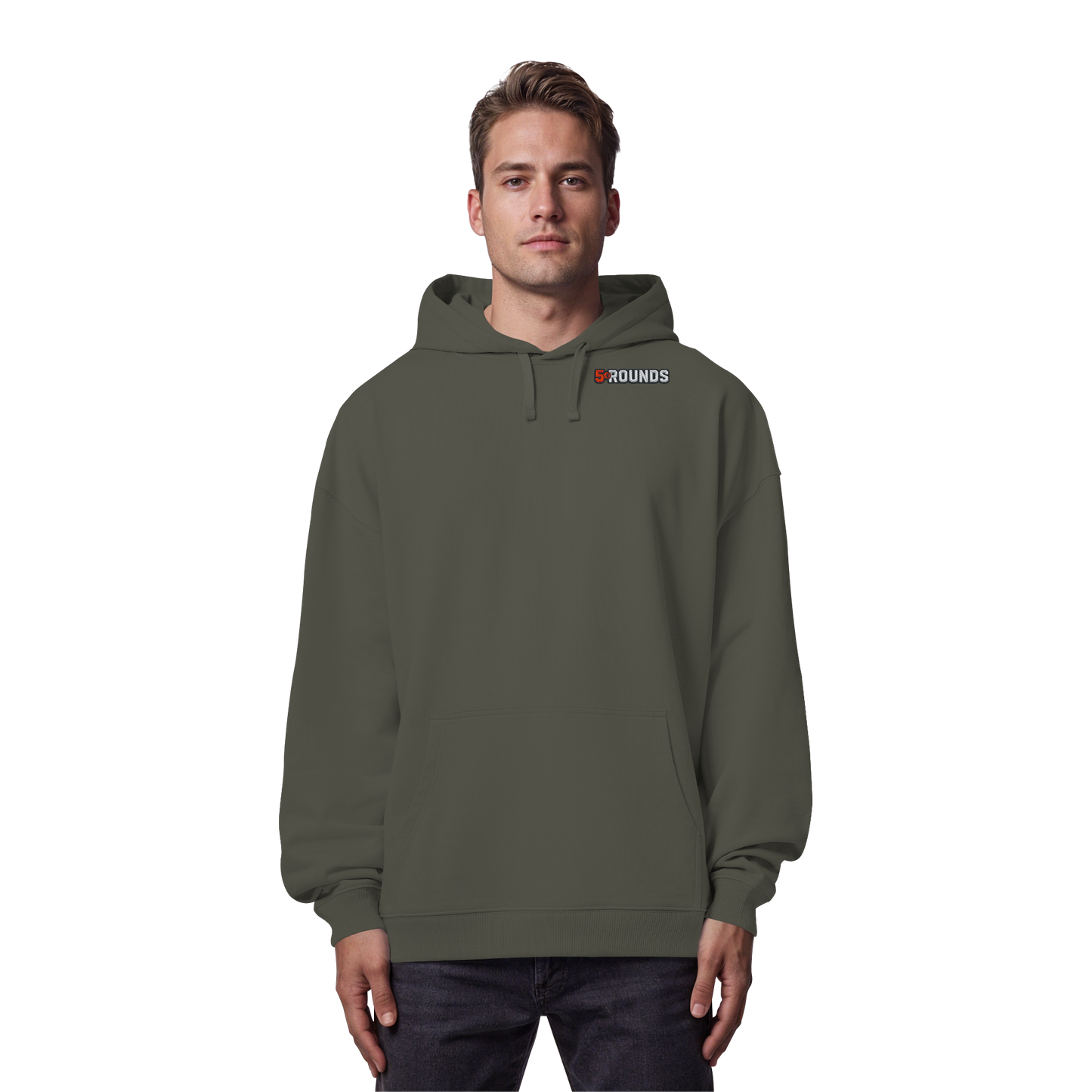 5 ROUNDS Logo Oversize Hoodie – Stick