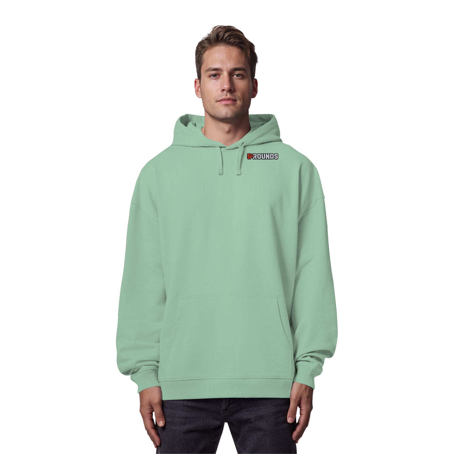 5 ROUNDS Logo Oversize Hoodie – Stick