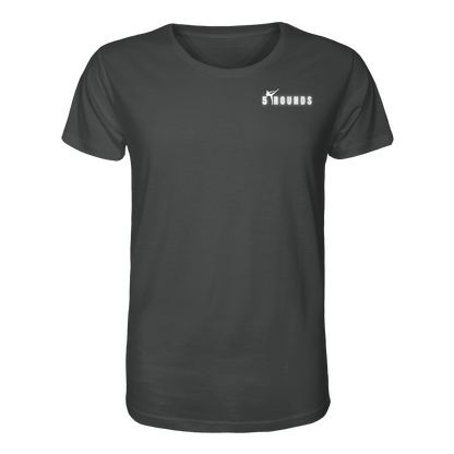 5 ROUNDS Logo Weis  - Organic Shirt