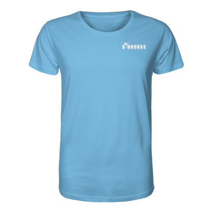 5 ROUNDS Logo Weis  - Organic Shirt