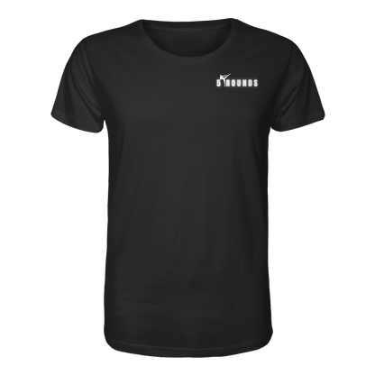 5 ROUNDS Logo Weis  - Organic Shirt