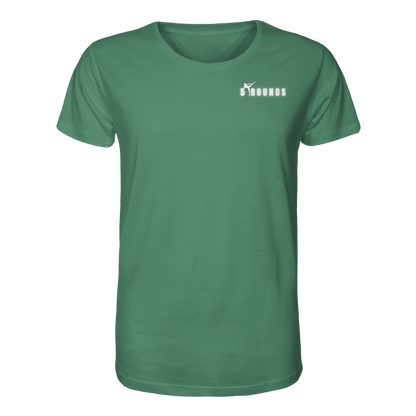 5 ROUNDS Logo Weis  - Organic Shirt