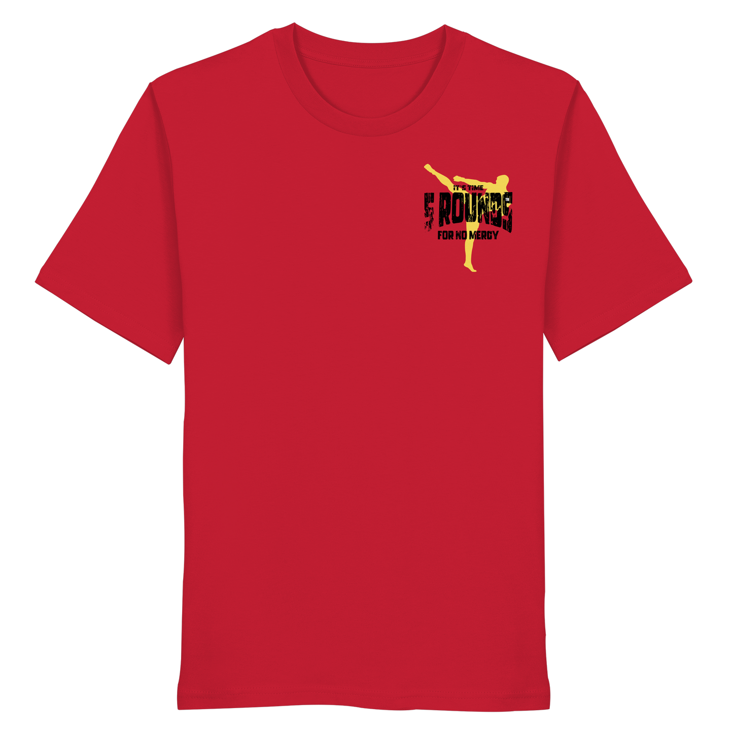 5 ROUNDS Bio T-Shirt Rot – Tekin Pasha Ergun Motiv | MMA Boxing Kampfsport Shirt