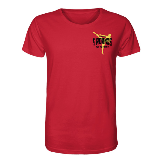 5 ROUNDS Bio T-Shirt Rot – Tekin Pasha Ergun Motiv | MMA Boxing Kampfsport Shirt