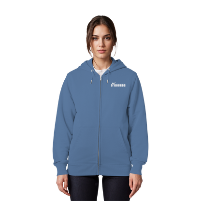 5 ROUNDS Logo Weis  - Organic Zipper