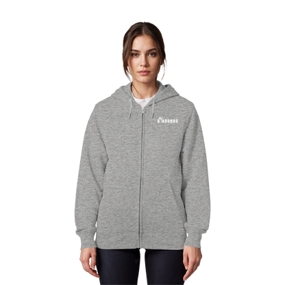 5 ROUNDS Logo Weis  - Organic Zipper