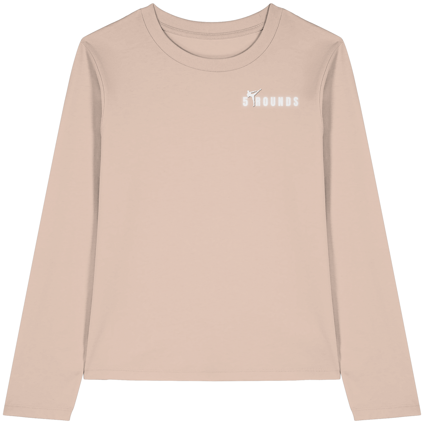 5 ROUNDS Womens Organic Longsleeve T-Shirt – Premium Bio-Langarmshirt