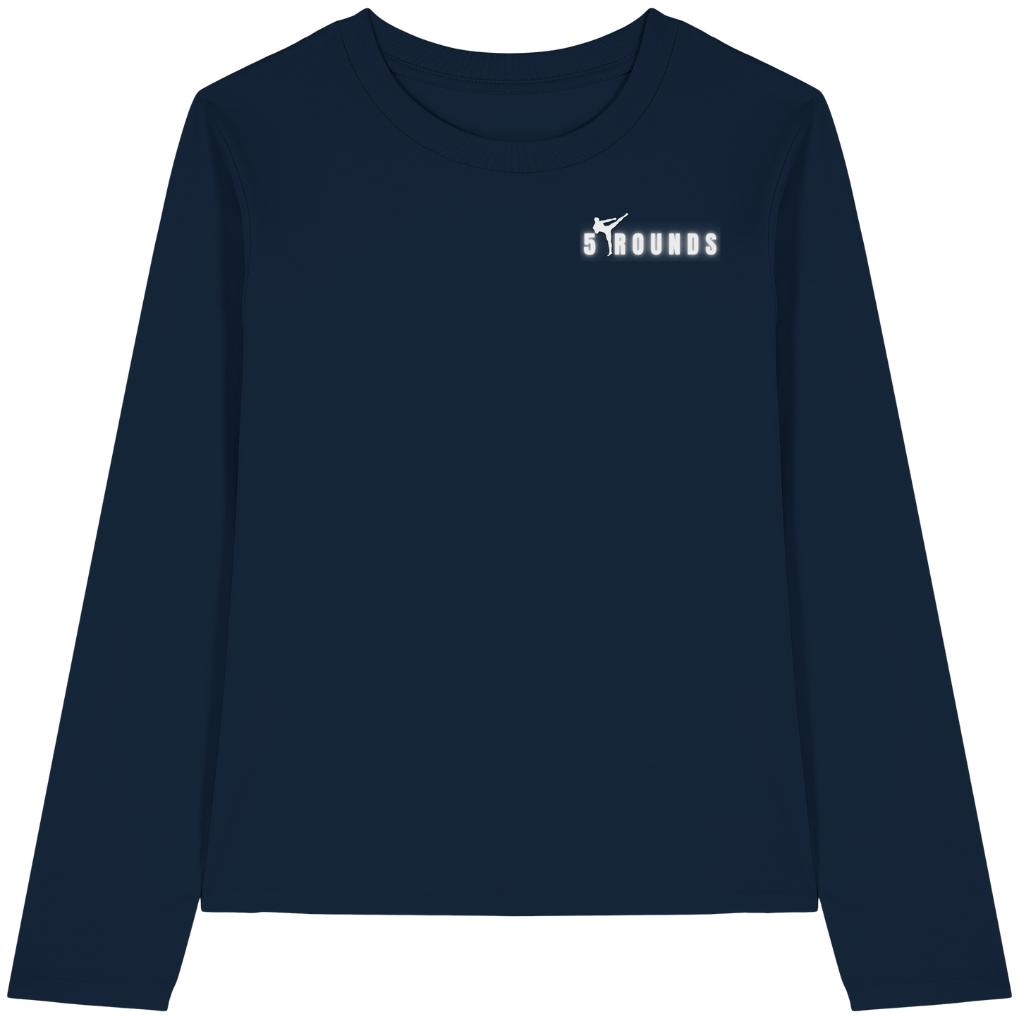 5 ROUNDS Womens Organic Longsleeve T-Shirt – Premium Bio-Langarmshirt