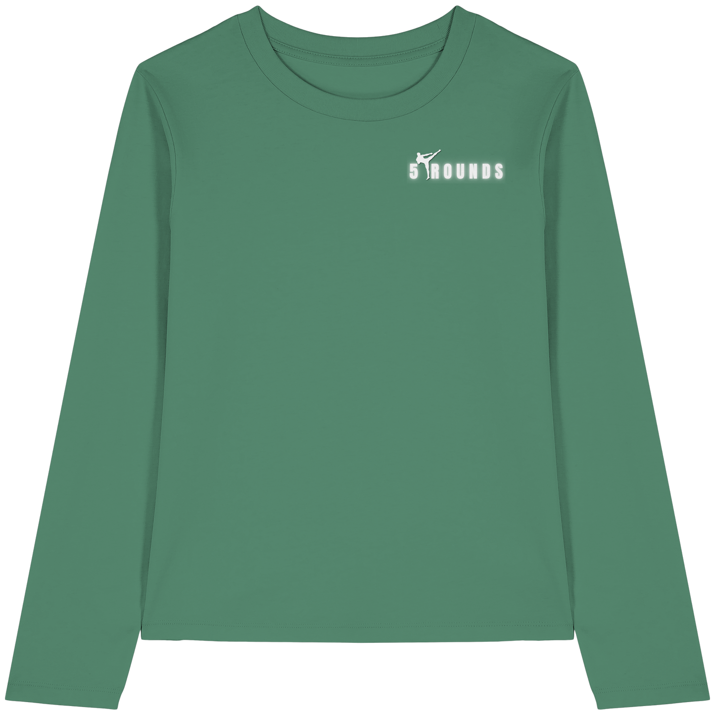 5 ROUNDS Womens Organic Longsleeve T-Shirt – Premium Bio-Langarmshirt