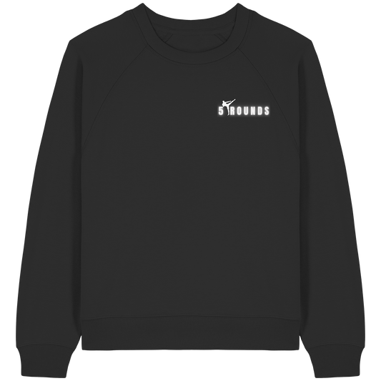 5 ROUNDS Womens Organic Raglan Sweatshirt – Premium Bio-Sweatshirt