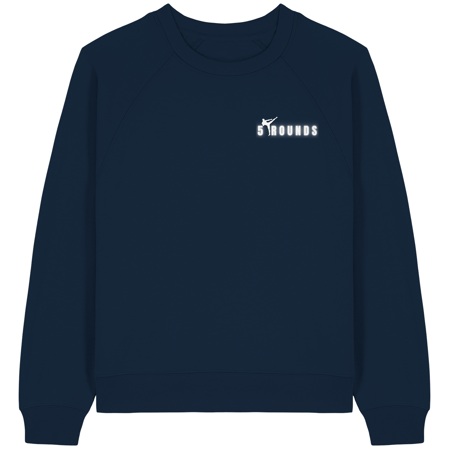 5 ROUNDS Womens Organic Raglan Sweatshirt – Premium Bio-Sweatshirt