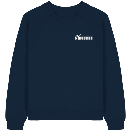 5 ROUNDS Womens Organic Raglan Sweatshirt – Premium Bio-Sweatshirt