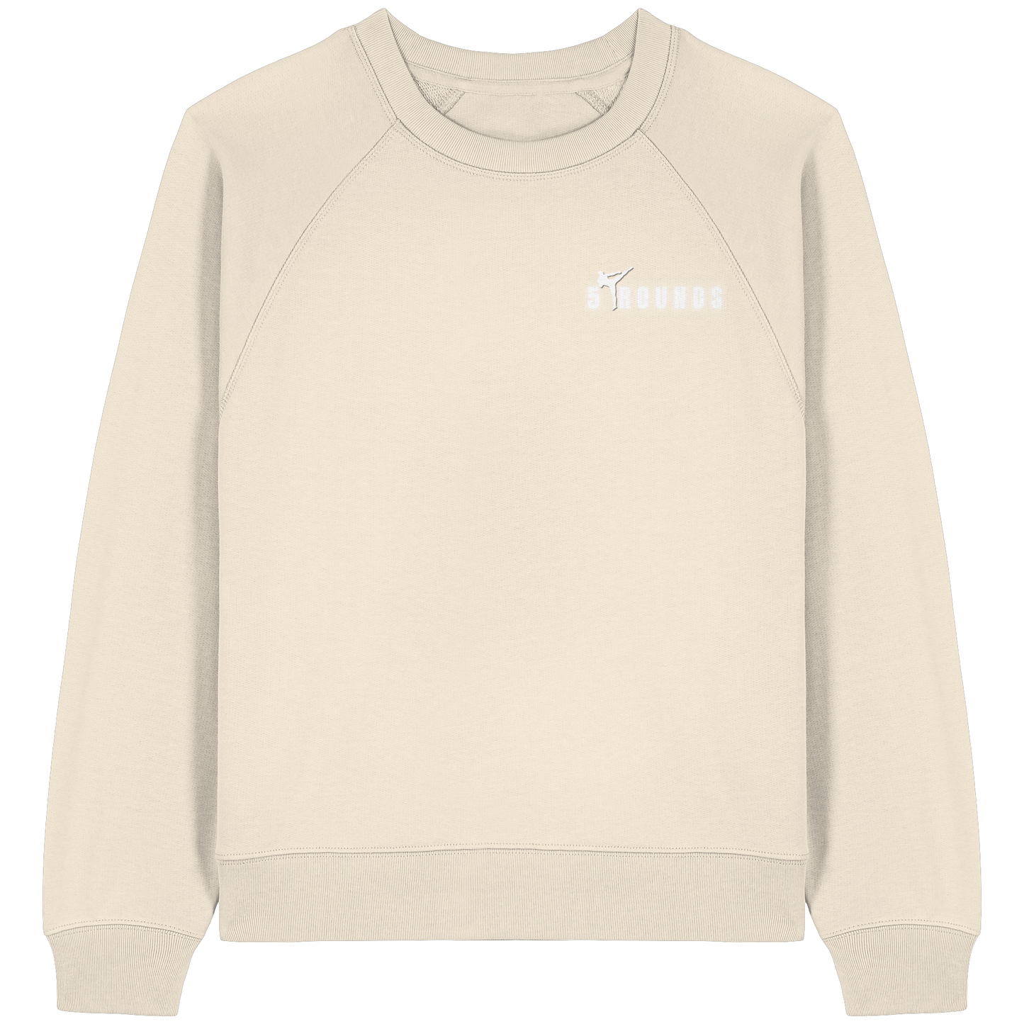 5 ROUNDS Womens Organic Raglan Sweatshirt – Premium Bio-Sweatshirt